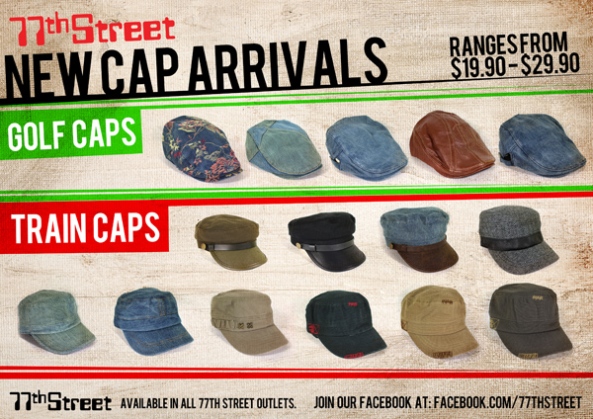 New caps in 77th Street